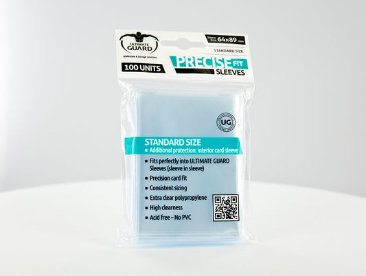 Ultimate Guard: Sleeves – Precise-Fit Inner Sleeves – Transparent