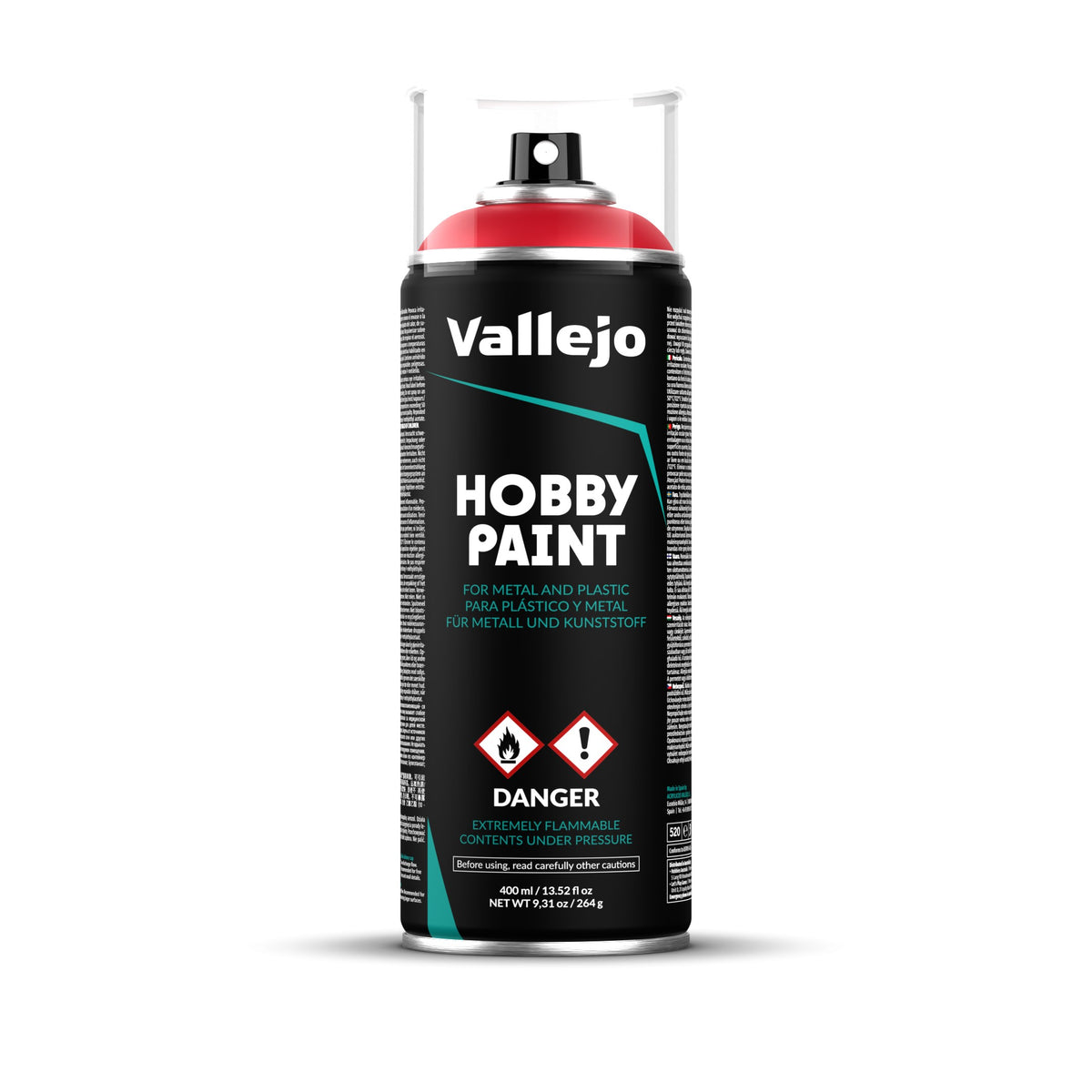 Vallejo Aerosol Spray Primer - Bloody Red 400ml