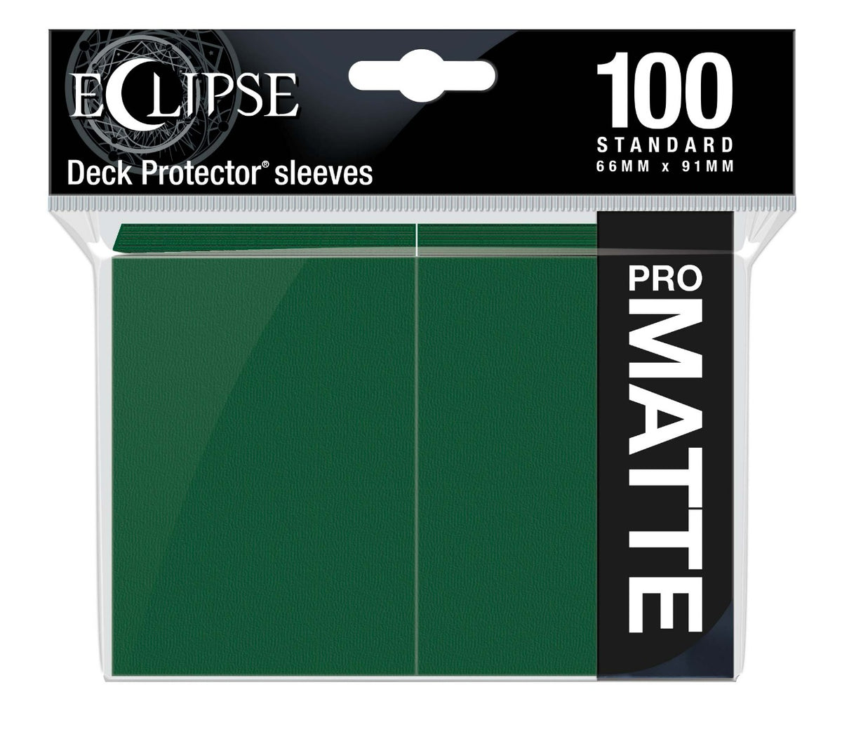 Ultra Pro: UP15617 Eclipse Matte Standard Sleeves 100 pack Forest Green