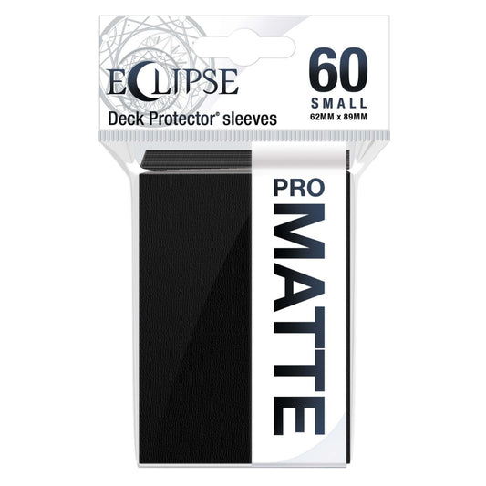 Ultra Pro: UP15637 Eclipse Matte Small Sleeves 60 pack Jet Black