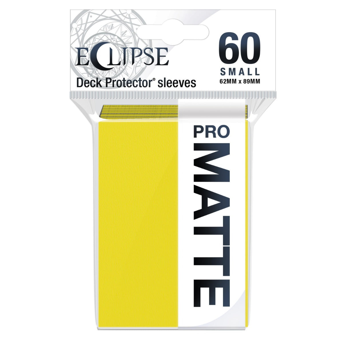 Ultra Pro: UP15644 Eclipse Matte Small Sleeves 60 pack Lemon Yellow