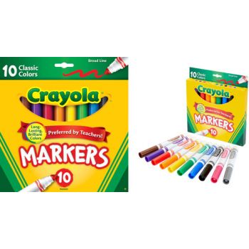 Crayola 10pk Classic Broadline Markers
