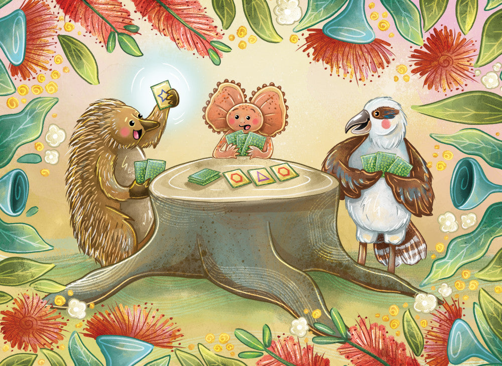 LPG Retail 5x7 Greeting Cards Display - Stray Leaves: Aussie Cards