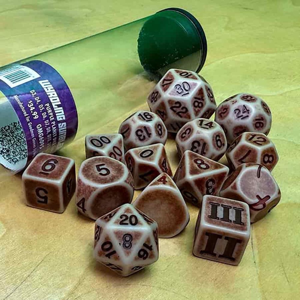 Dungeon Crawl Classics - DCC RPG Dice: Wyrdling Sunbleached Bone
