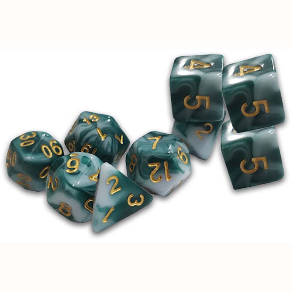 Dungeon Crawl Classics - DCC RPG Dice - Thracian Smoky Sacrifice Dice Set - Traditional 9-set