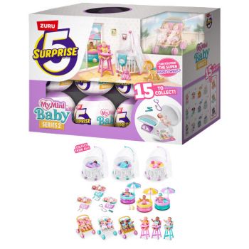 ZURU 5 Surprise My Mini Baby Series 2 ( ONLY SOLD in Display of 24 )