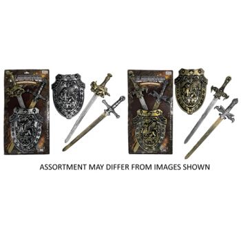 Gladiator Weapon Set with Sheild assorted