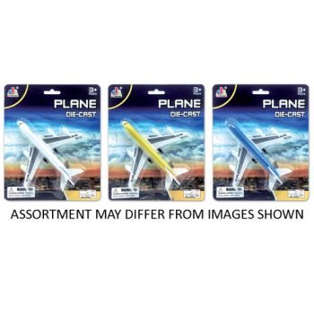 Aircraft Diecast Pull Back assorted