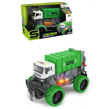 Garbage Truck Monster Wheels 1:16 with Lights & Sounds 30cm ( was RRP $39.99 )