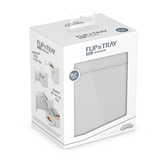 Ultimate Guard: Deck Box – XenoSkin Flip'n'Tray 133+ – White