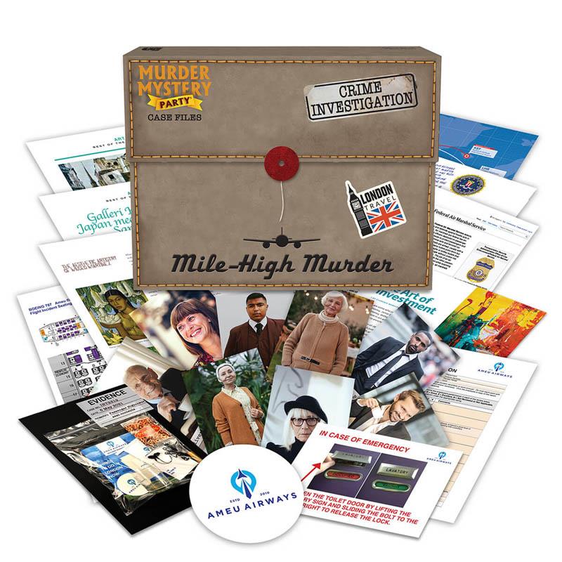 Murder Mystery Party Case Files - Mile High Murder