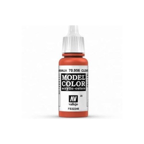 Vallejo Model Colour - Clear Orange 17 ml Old Formulation