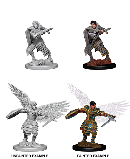 D&D Nolzurs Marvelous Unpainted Miniatures Male Aasimar Fighter