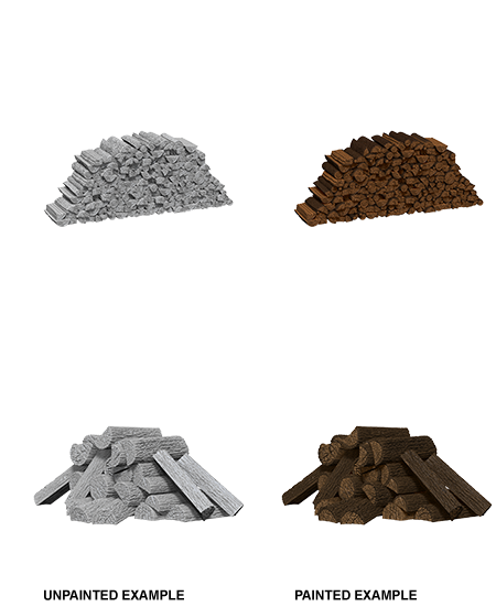 WizKids Deep Cuts Unpainted Miniatures Signs & lights
