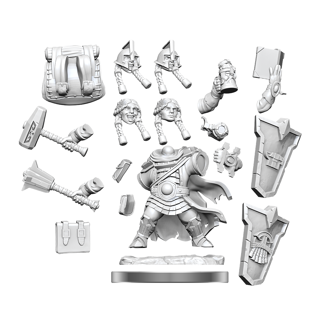 D&D Frameworks Dwarf Cleric Female