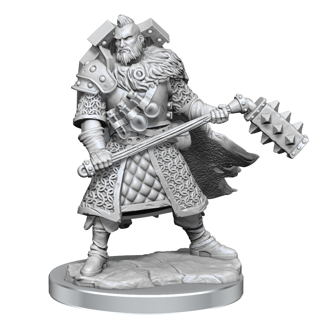 D&D Frameworks Human Male Fighter