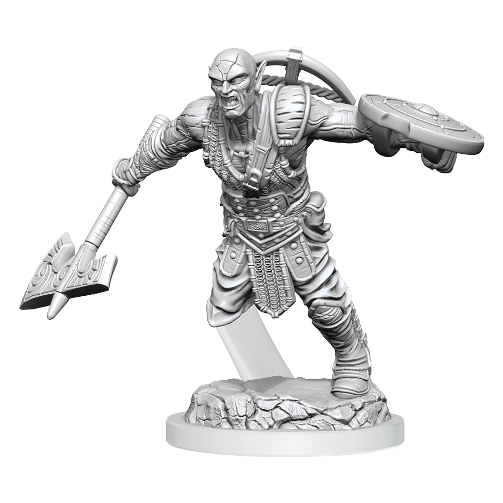 D&D Nolzurs Marvelous Unpainted Miniatures Earth Genasi Fighter