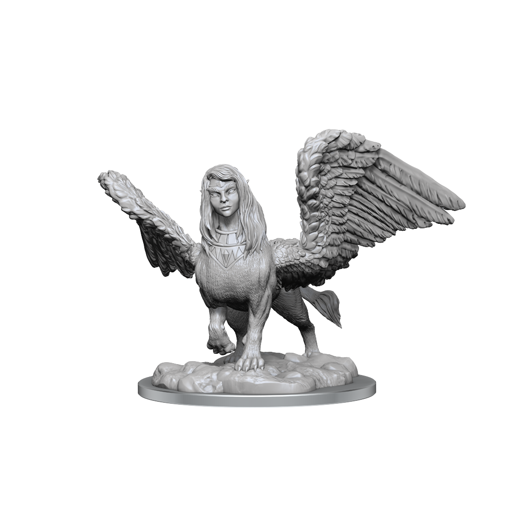 Critical Role Unpainted Miniatures Sphinx Female