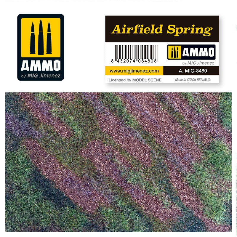 Ammo by MIG - Dioramas - Scenic Mats - Airfield Spring