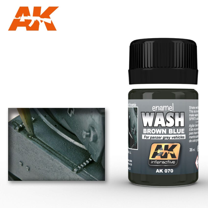 AK Interactive - Weathering Products - Wash For Panzer Grey 35ml