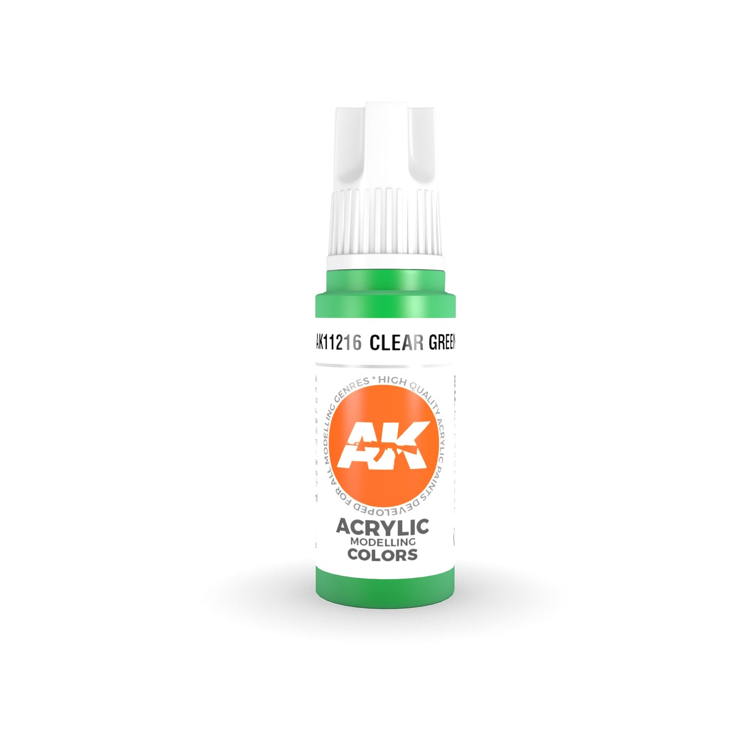 AK Interactive - 3 Gen Acrylics - Clear Green 17ml