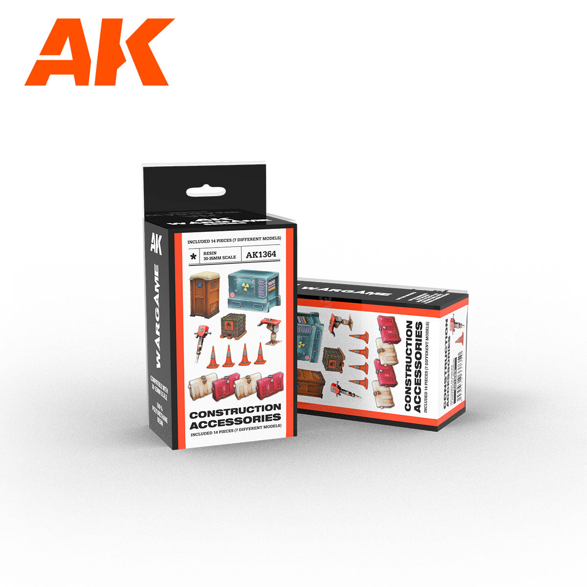 AK Interactive - Resins - Wargame Resin Scenery - Construction Set Wargame (Resin 30-35mm)