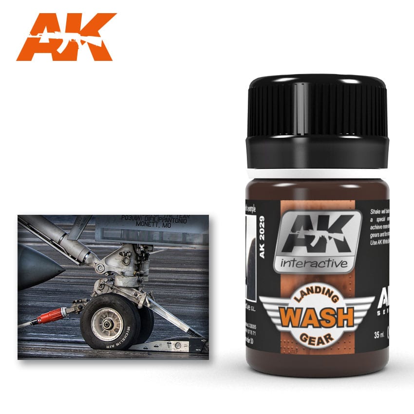 AK Interactive - Weathering Products - Landing Gear Wash 35ml