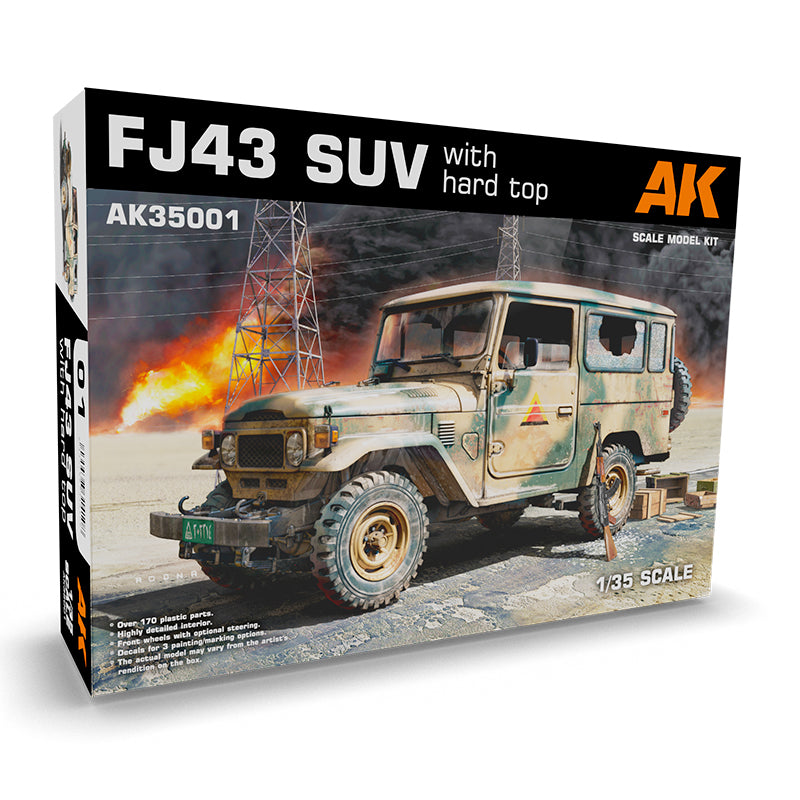 AK Interactive - Scale Models - Fj43 Suv With Hard Top