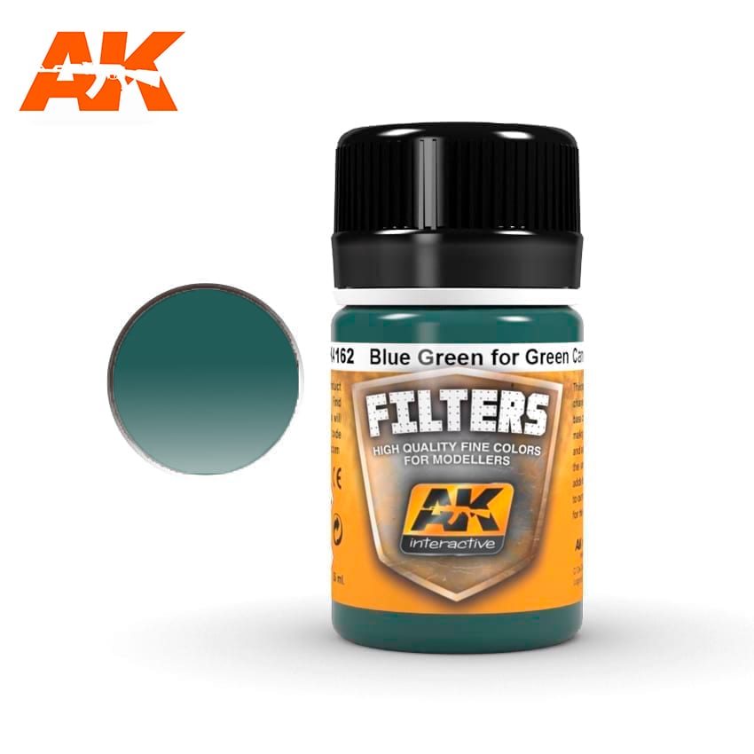 AK Interactive - Weathering Products - Blue Green for Green Camo 35ml