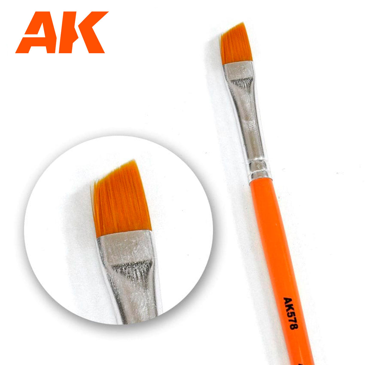 Ak Interactive - Brushes - Weathering Brush Diagonal