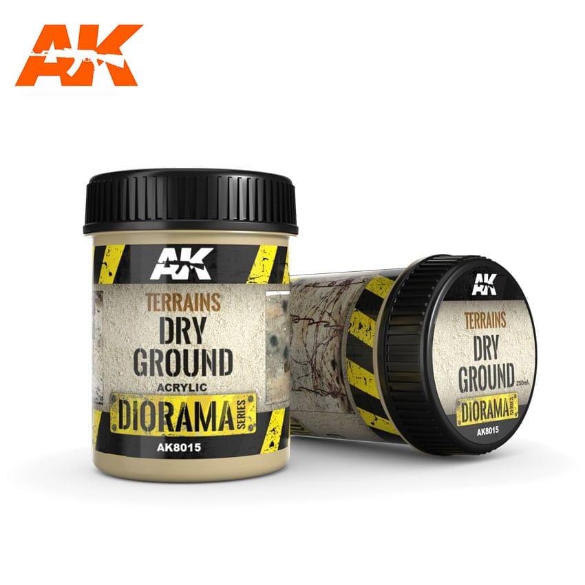 AK Interactive - Dioramas - Terrains Dry Ground 250ml