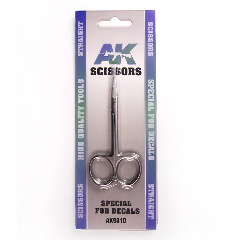 Ak Interactive - Tools - Scissors Straight. (Special Decals And Paper)