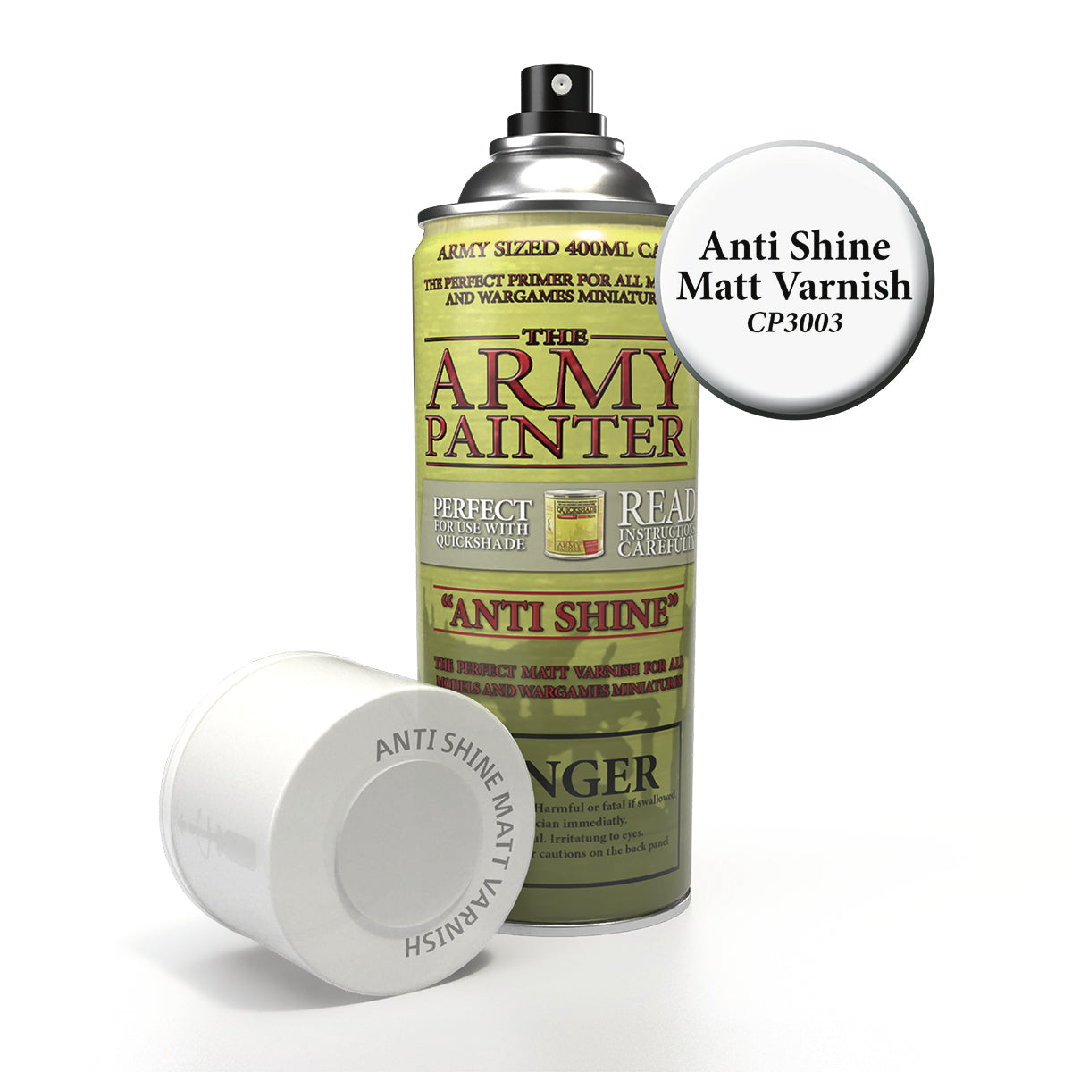 Army Painter Aerosol Spray Primer - Anti-Shine Dull Matt Varnish 400ml