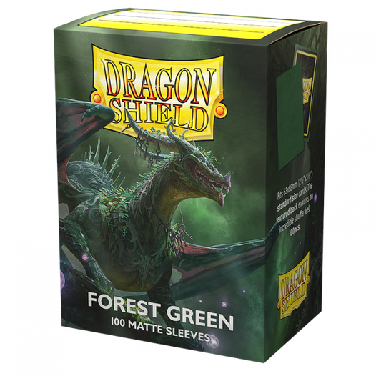 Dragon Shield: Japanese Size Sleeves – Matte – Forest Green