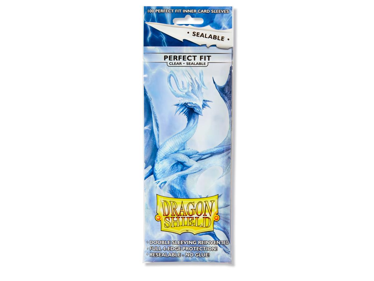 Dragon Shield: Perfect Fit Inner Sleeves – Sealable – Smoke
