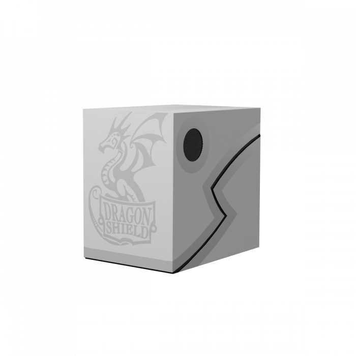 Dragon Shield: Deck Box – Double Shell – Ashen White/Black