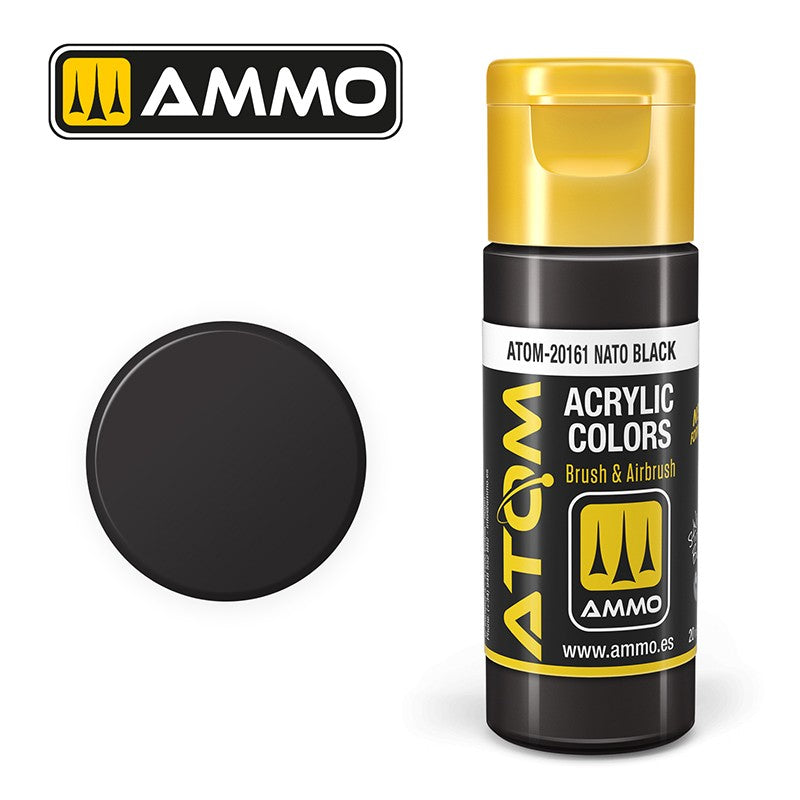Ammo by MIG - Atom Color - Nato Black 20ml