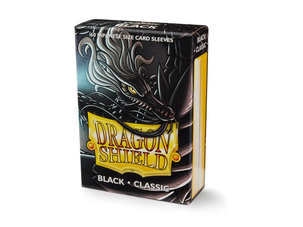 Dragon Shield: Japanese Size Sleeves – Classic – Black