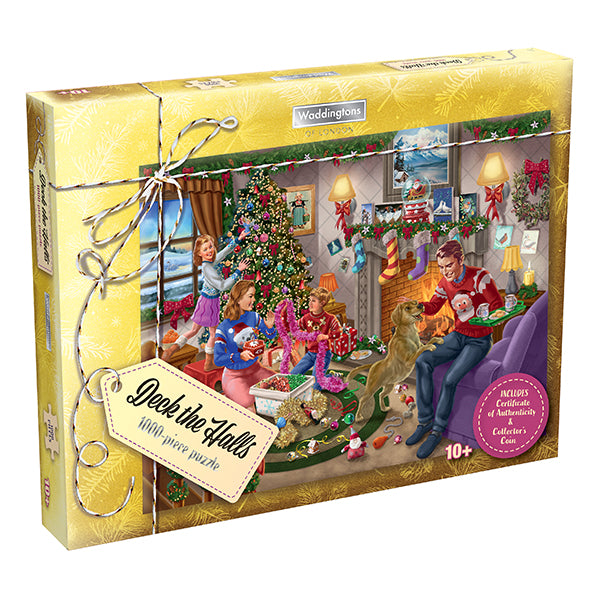 Puzzles: Waddingtons Christmas - Deck the Halls 1000pc