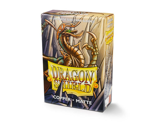 Dragon Shield: Japanese Size Sleeves – Matte – Copper