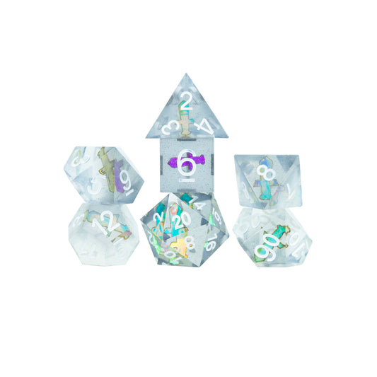 Sirius Dice - Sharp Dagger Dice Set 7