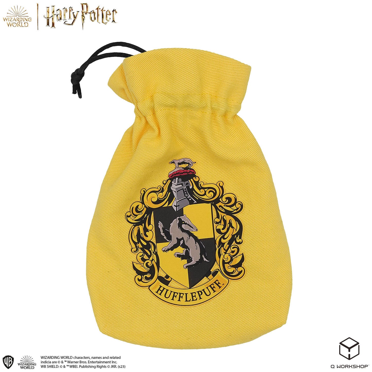 Q Workshop - Harry Potter Hufflepuff Dice and Pouch