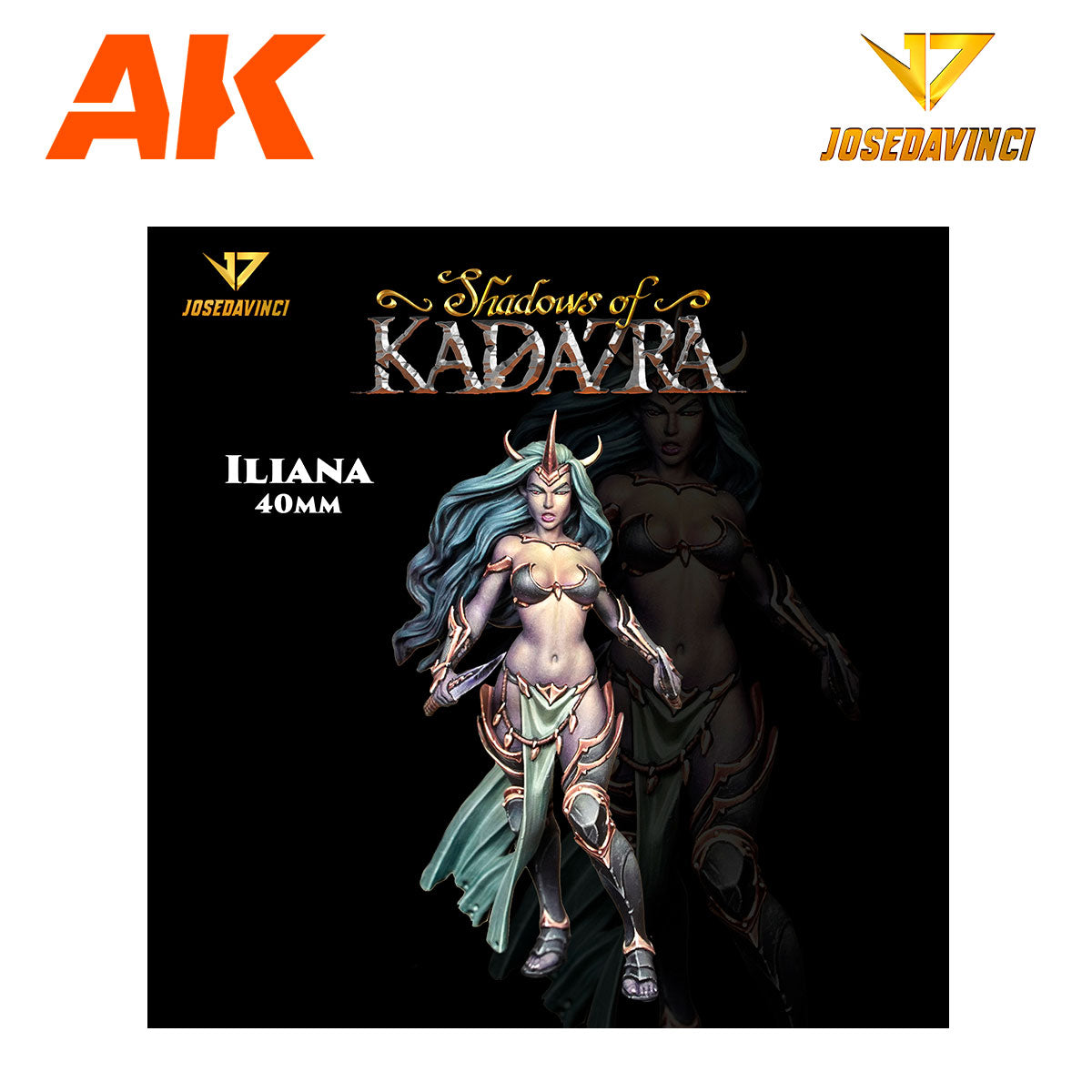 AK Interactive - Resins - Fantasia - Iliana 40mm