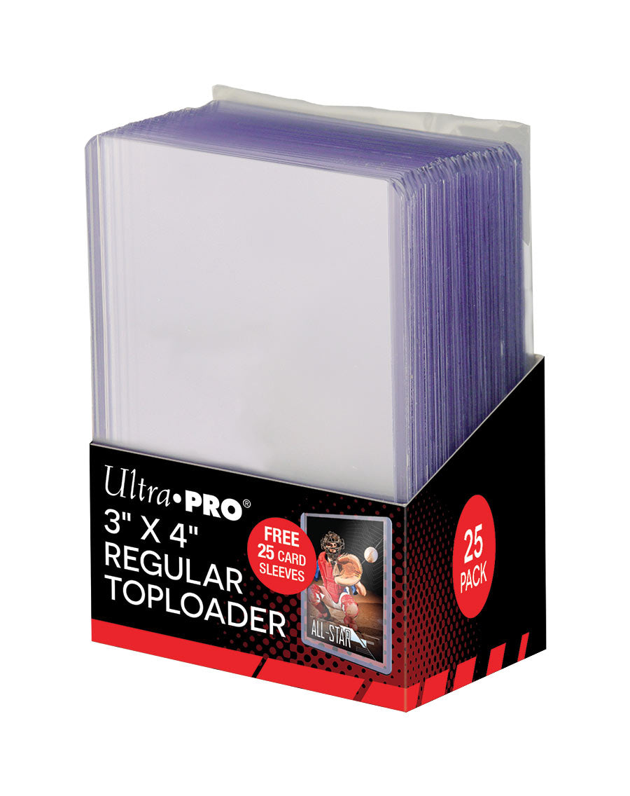 Ultra Pro: UP81579 3" X 4" Clear Toploader with Card Sleeves 25ct