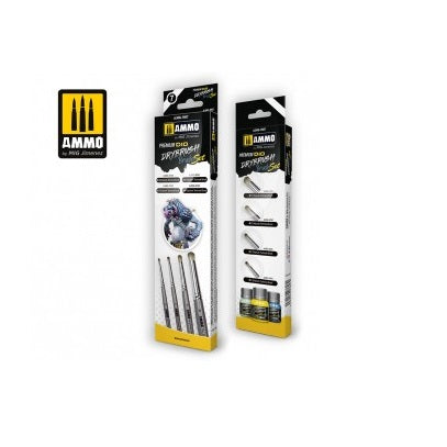 Ammo by MIG - Brushes - Premium Dio Drybrush Set