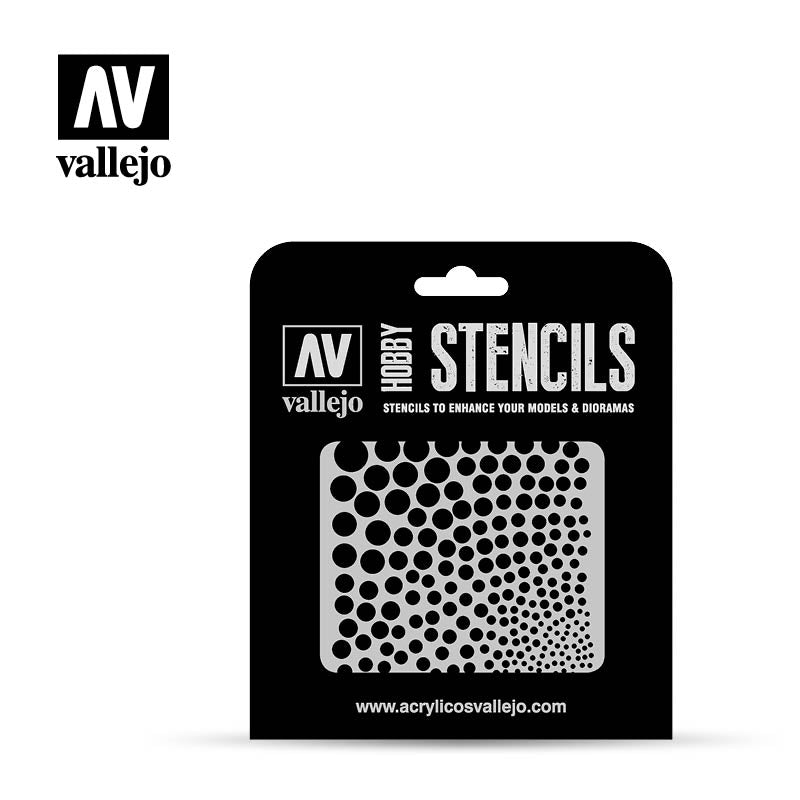 Vallejo - Stencils - Sci-Fi & Fantasy - Circle Textures