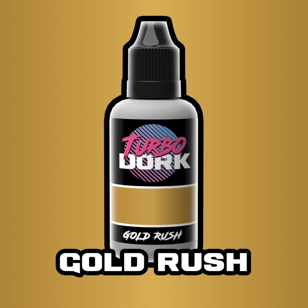 Turbo Dork - Gold Rush Metallic Acrylic Paint 20ml Bottle