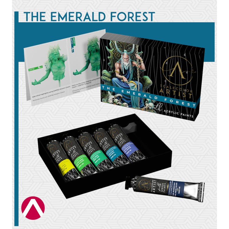 Scale 75 - Scalecolor Artist - The Emerald Forest Paint Set