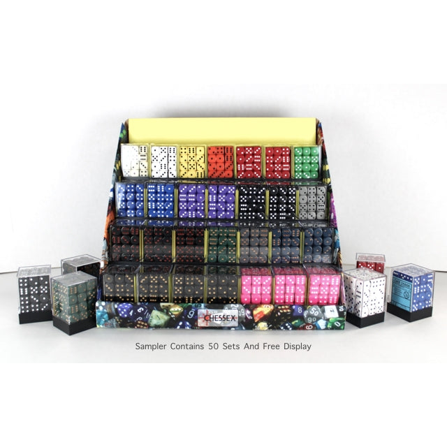 CHX 258AA Box of 50 Opaque 12mm Dice Blocks