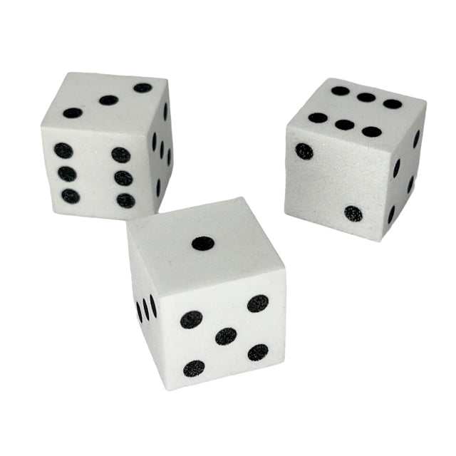 CHX KOP10934 25mm Foam Square Cornered w/Pips White/black